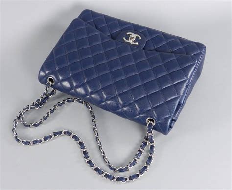 chanel navy blue bag with silver hardware calfskin|chanel mini flap bags.